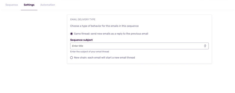 email sequences