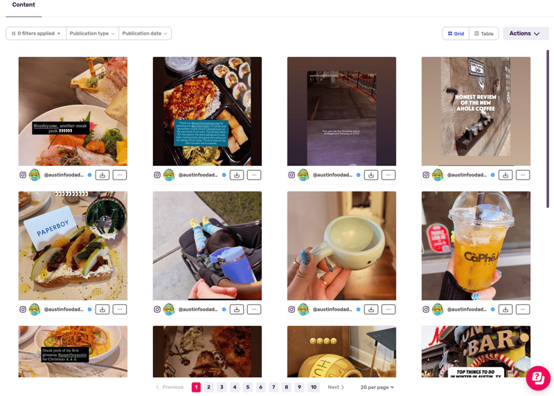 content tracking