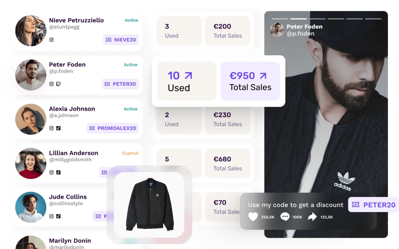 influencer-seeding-hero-image-composition-different-actions