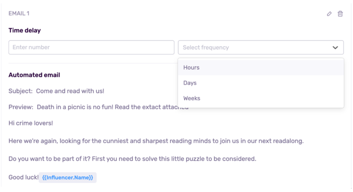 email sequences
