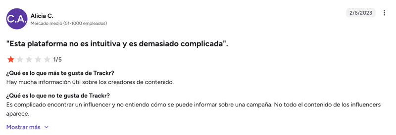 Alternativa Traackr