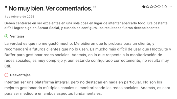 Alternativa SproutSocial