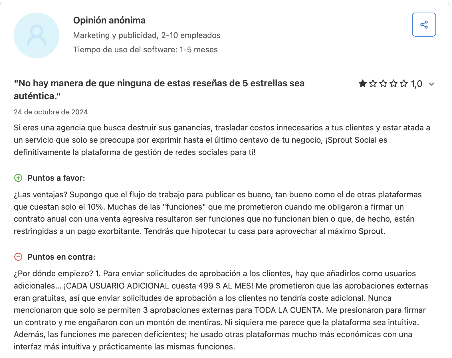 Compara Sprout Social vs Influencity