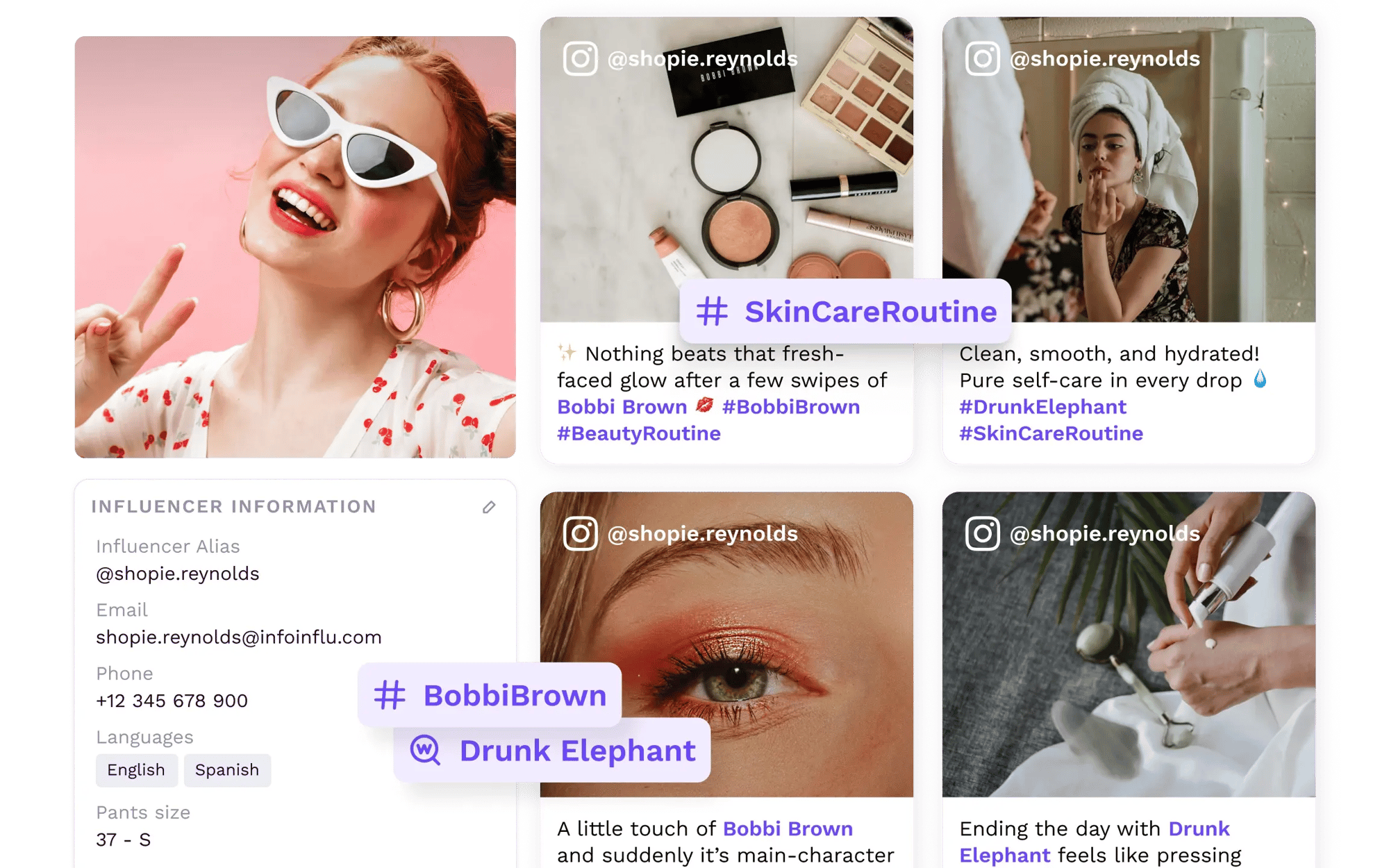 find-influencers-alternating-content-three-image-composition