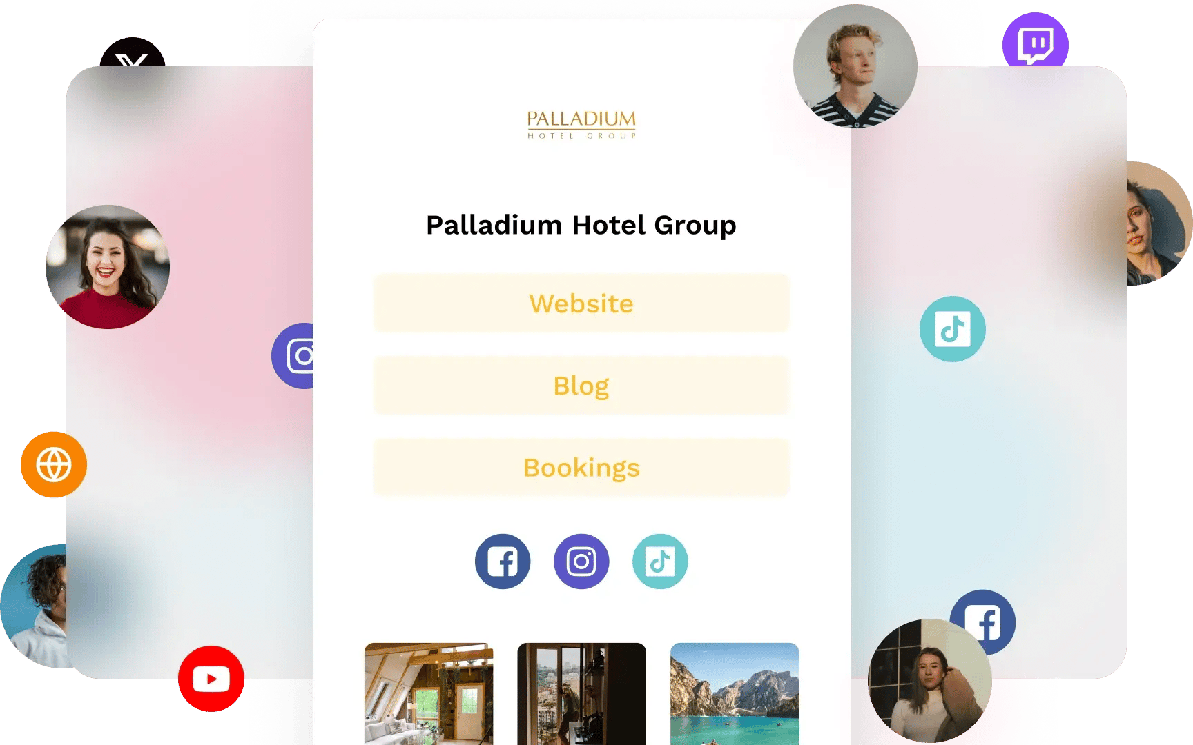 link-in-bio-alternating-content-social-hub-image-composition-one-link-for-everyone