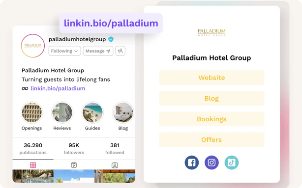 link-in-bio-alternating-content-social-hub-image-composition-one-link-for-everything
