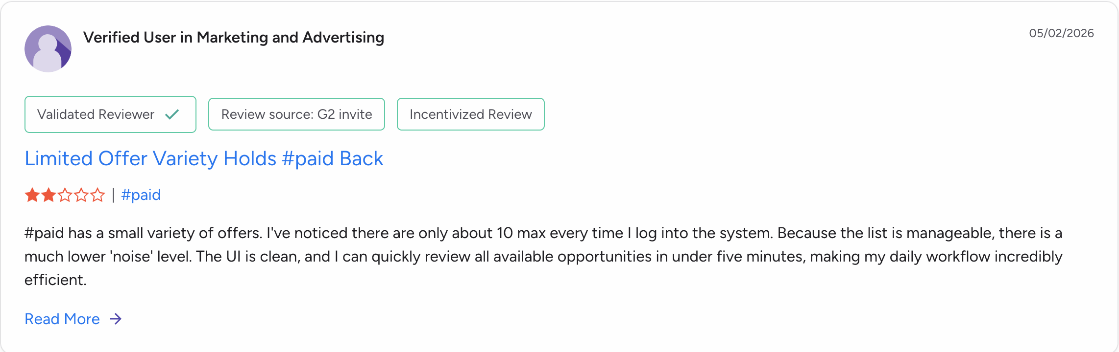 @paid alternative