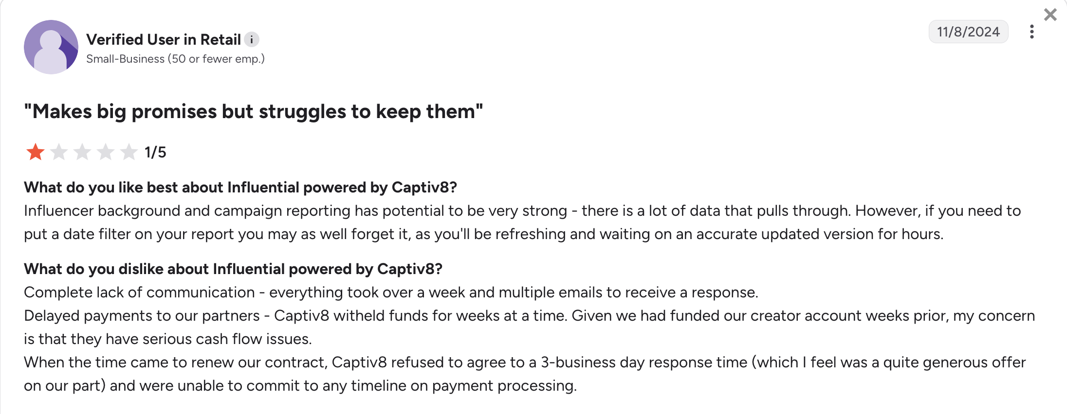 Captiv8 comparison