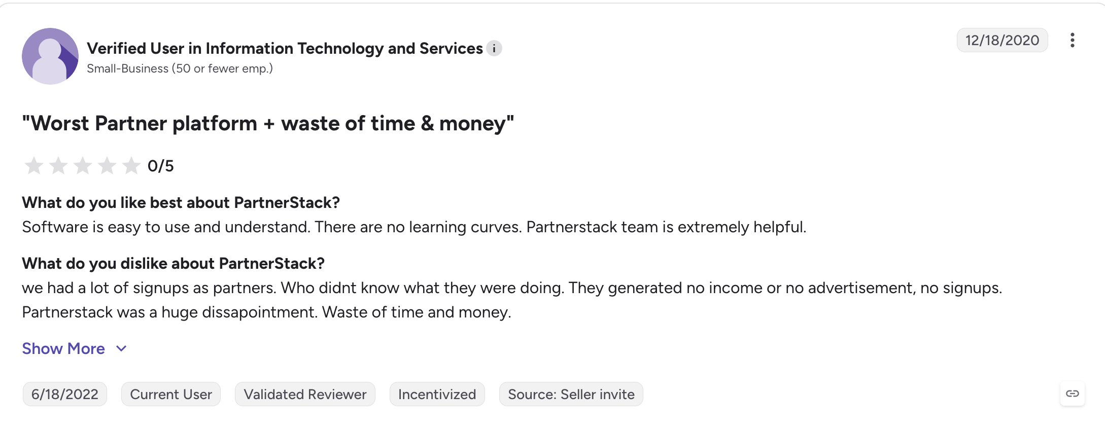 PartnerStack comparison