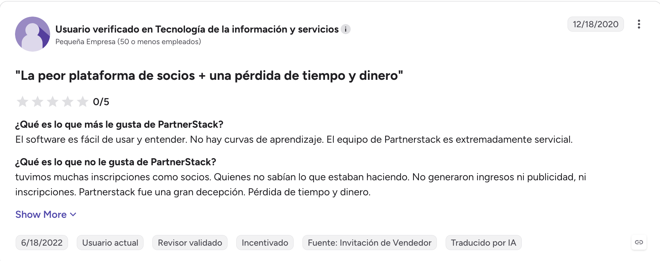 PartnerStack Comparativa
