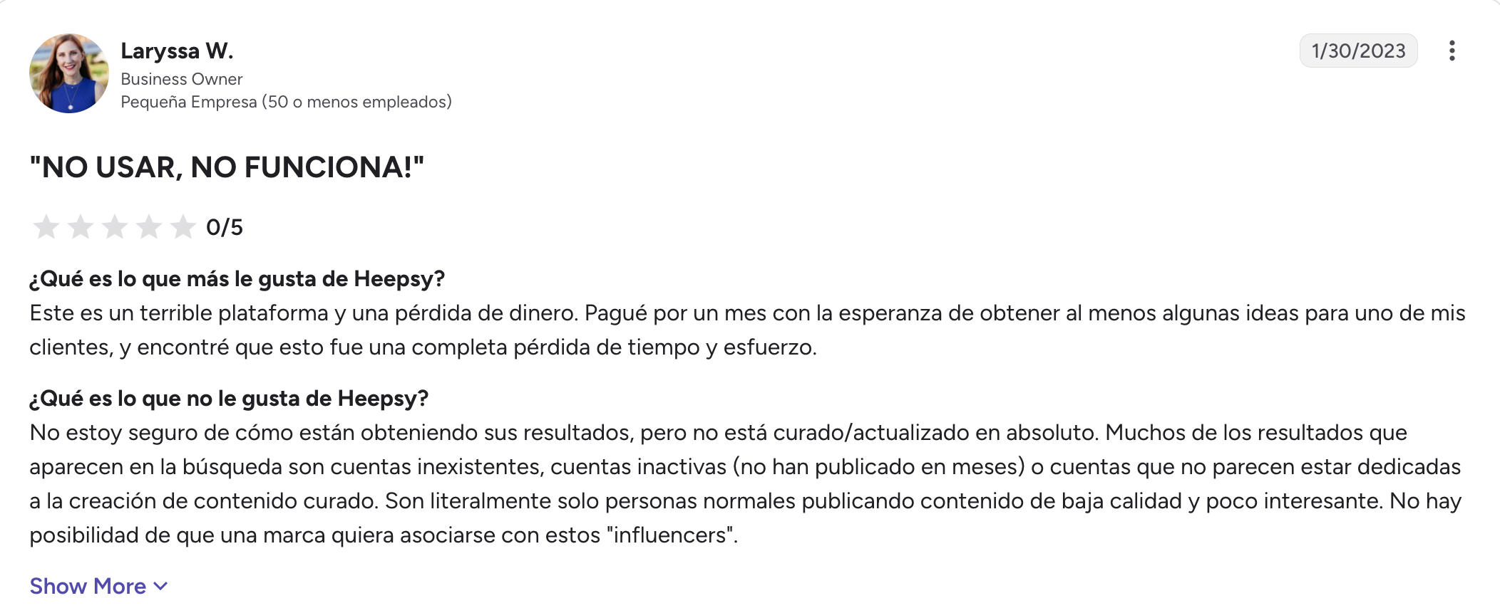 Comparativa Heepsy