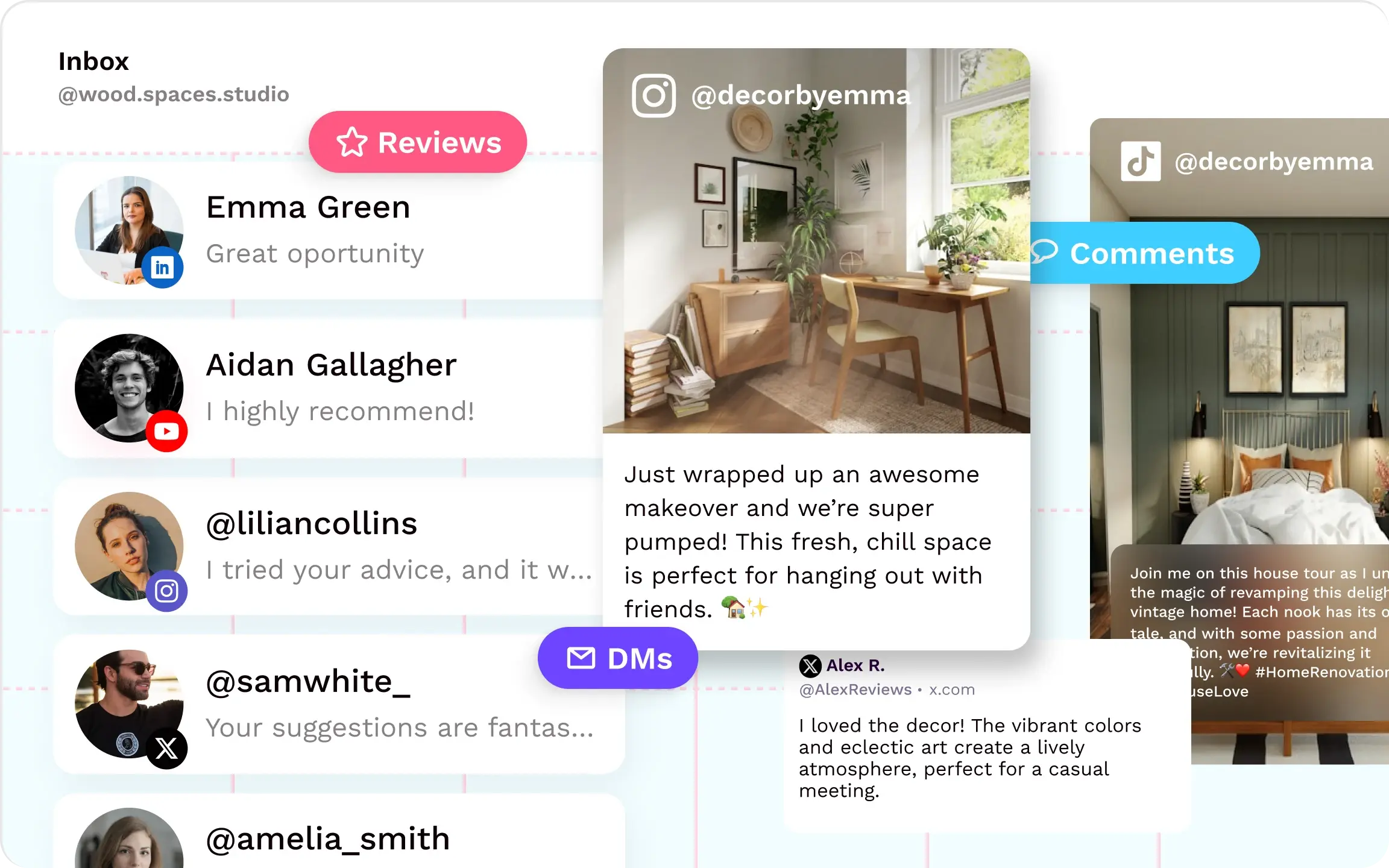 social-media-management-slider-tabs-image-composition-different-social-networks-platform