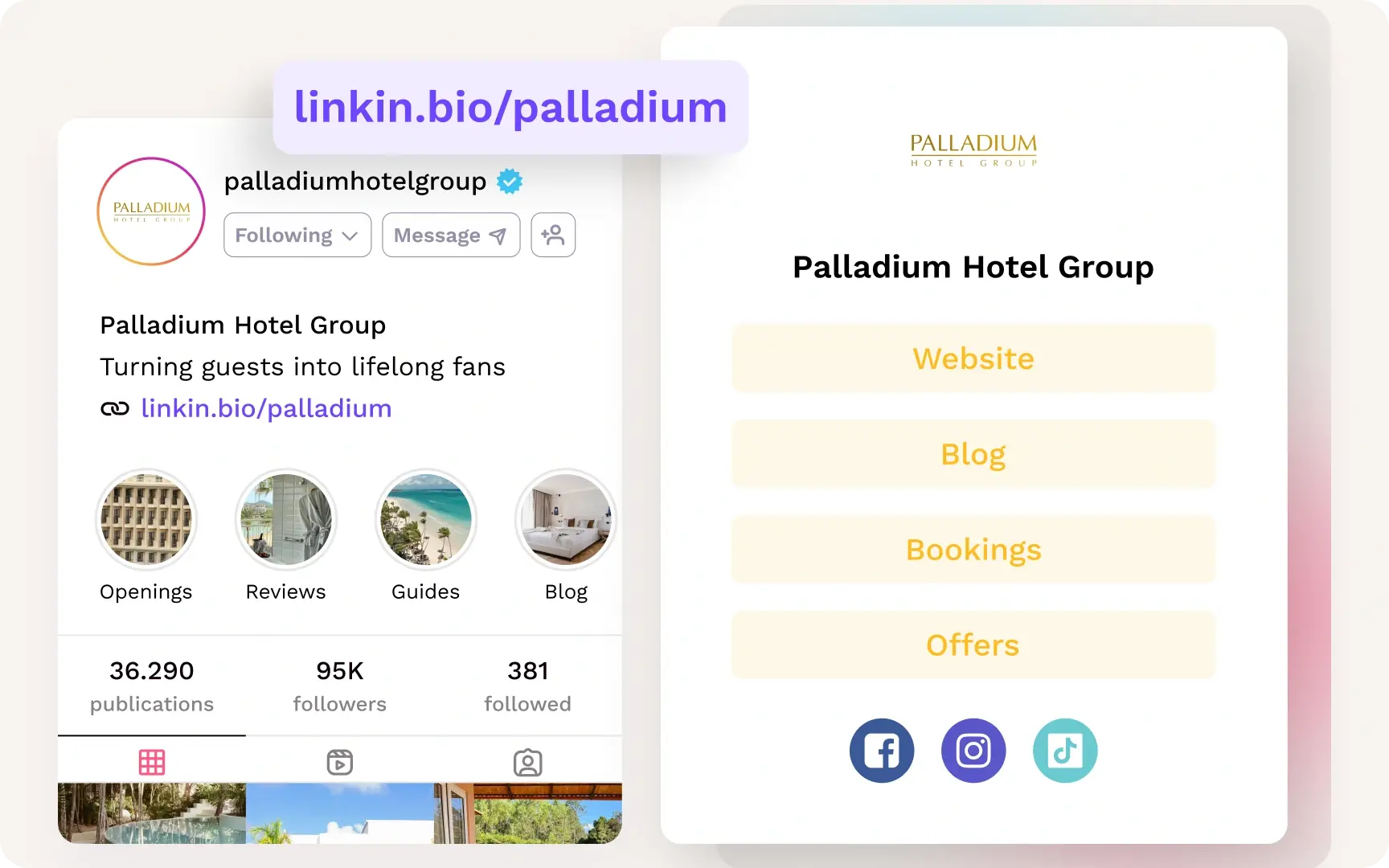 link-in-bio-alternating-content-social-hub-image-composition-one-link-for-everything