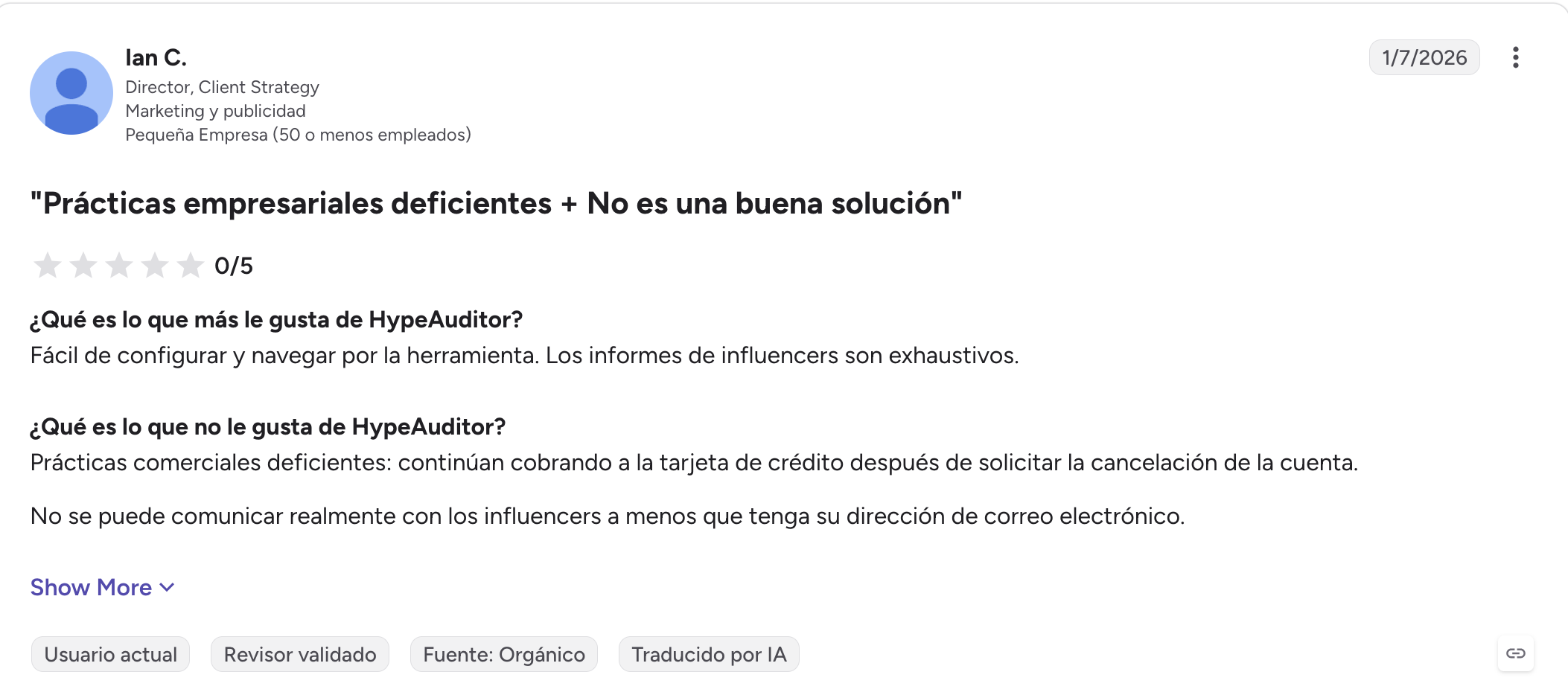 HypeAuditor vs Influencity Comparativa