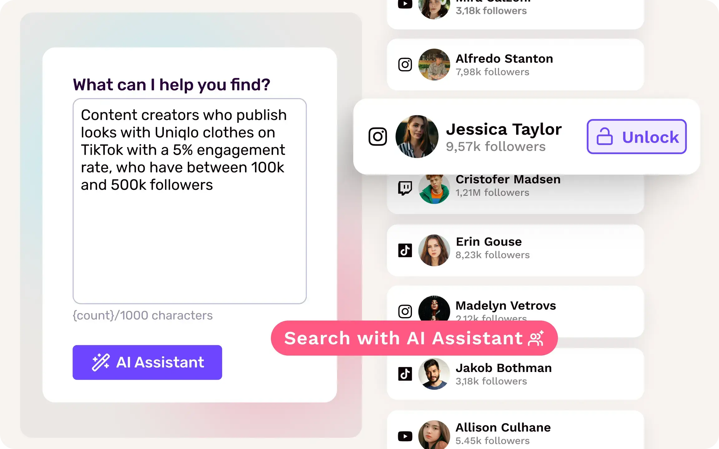 influencer-discover-slider-tabs-AI-assistant-image-composition